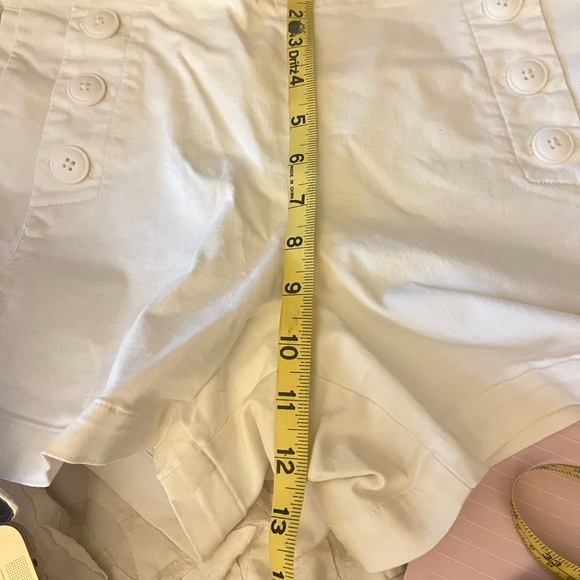 White Ann Taylor Loft Sailor Shorts - Picture 7 of 7